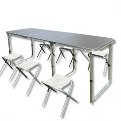 КЪМПИНГ МАСА С 6 СТОЛА
